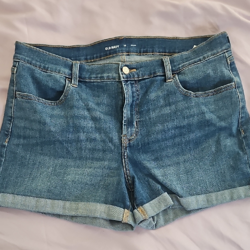 Old Navy Women's Blue Denim Shorts